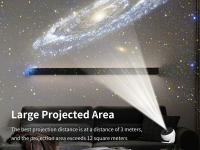 Proyector de estrellas Galaxy, planetario, proyector de galaxia de 360 grados para habitación - details 5