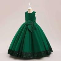 Elegante Vestido de Princesa con Lentejuelas de Esponja Vestido de Fiesta para Niñas en Rosa para Bodas y Graduaciones - details 14