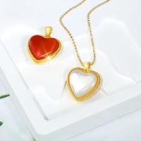 Colgante de Pulsera de Oro 18K 5D Genuino Diseño de Corazón Rojo Joyería de Alta Calidad - details 5
