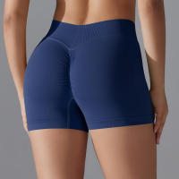 Hamidou-pantalones cortos de Yoga sin costuras para mujer, Shorts deportivos de realce de glúteos, transpirables, secado rápido - details 17