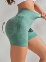 1 ropa interior grande para mujer, pantalones cortos de yoga sin costuras, body de entrenamiento con estiramiento de cadera, pantalones para correr de cintura alta y Fizz - details 4