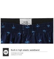 Nuevos pantalones de casa para hombre, pantalones Arlo de moda con estampado tejido, pantalones cortos cuadriláteros sueltos y transpirables de gran tamaño - details 5