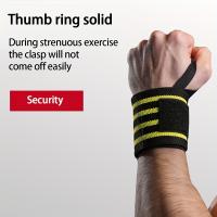 Protector de muñeca envolvente deportivo unisex, banda elástica para entrenamiento, levantamiento de fitness, 1 unidad - details 4