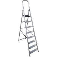 Tijera de 8 Escalones de Aluminio Plata de 366 cm de Altura con 150 kg de Capacidad de Carga - details 0