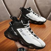 Zapatillas De Correr Para Hombre Suela Antideslizante Transpirable Talla Grande Negro Deporte Al Aire Libre Zapatillas De Malla - details 5