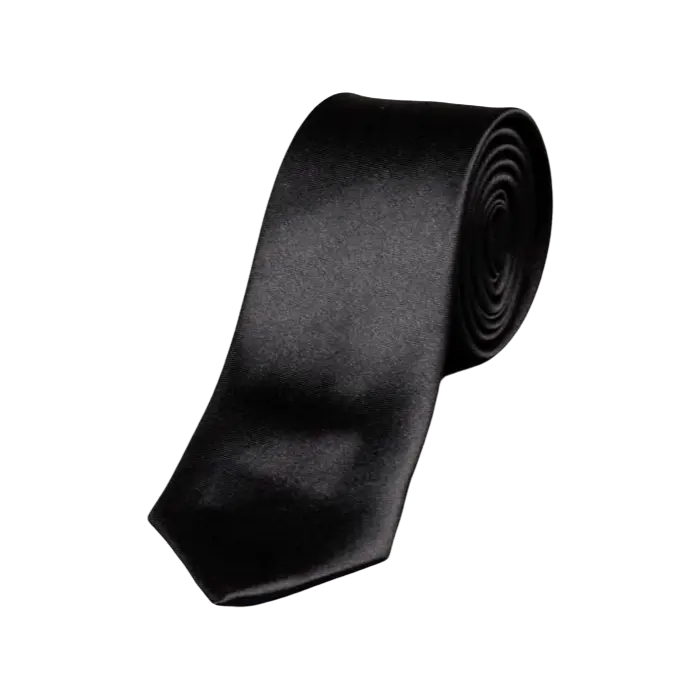 Corbata de Hombre Fin, formal, Lisa, para Negocios, Delgada, Delgada, - 1