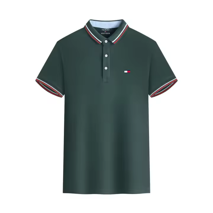 Polos para hombre Slim Fit Clásico Exquisito bordado Golf Tenis Algodón S-XXL - 1