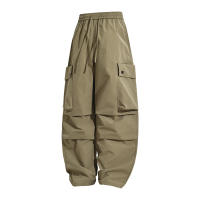 Pantalones Cargo para Hombres CHAIFENKO Tela de Poliéster, Longitud Completa, Ajuste Regular, Múltiples Bolsillos, Secado Rápido, Transpirable para Primavera/Verano - details 7