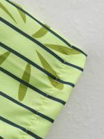 Conjunto casual de moda para mujer Camisa con volantes Top + Pantalones de pierna ancha - details 14