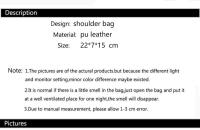 Bolso de hombro de diseñador a la moda para mujer, bolsos con asa de cuero PU, bolsos cruzados con correa de cadena para mujer - details 0