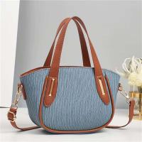Bolso de hombro diagonal de gran capacidad de cuero de alta gama para mujer a la moda, cierre de cremallera, estilo otoño 21380 - details 4