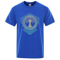 Yggdrasil Camiseta con Diseño de Árbol del Mundo para Hombre, Camisa con Patrón Estampado, Mitología Nórdica, Odin Aesir, Prenda de Marca de Moda, Verano, 2022 - details 15