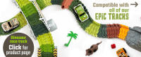 Compatible with all of our epic tracks including Dino's Journey