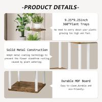 Soporte de Plantas de 5 Niveles Estante de Metal para Múltiples Flores - details 1