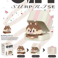 Caja de regalo de la serie de mascotas para niños y adultos, bloques de construcción, juguetes ensamblados DIY, juguetes de animales, regalos de cumpleaños y Navidad para Decoración - details 6