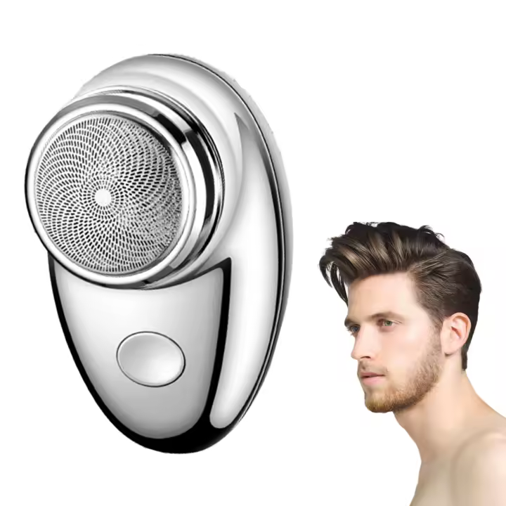 Afeitadora Eléctrica Inalámbrica Tamaño de Bolsillo Ideal para Papá o Novio - 1