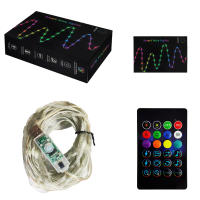 Luces de Hadas de Cumpleaños Decoración LED Controlable por APP Resistente al Agua RGB para Hogar Fiesta de Boda el Día de San Valentín - details 4