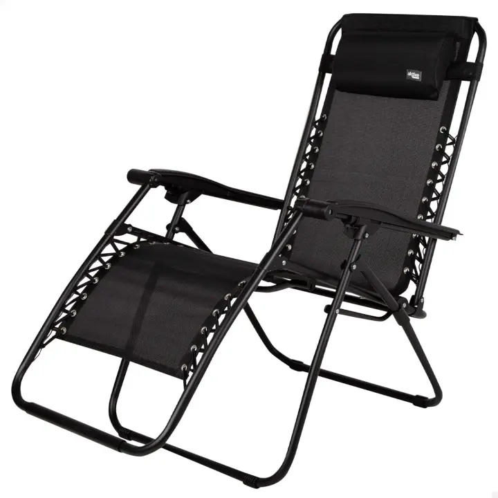 Antivuelco plegable, Peso máximo soportado 150Kg., Estable y Resistente, Reclinable con Ajuste de posición, Medidas pos. Silla 52x73x106 cm, Medidas pos. tum (61080) - 1