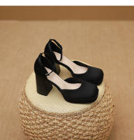 Zapatos de tacón grueso con una tira de moda de nuevo estilo - details 19