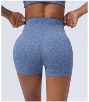 Shorts Deportivos de Cintura Alta para Yoga y Estiramiento Material de Nylon Hechos en China - details 4
