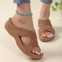 Sandalias de Verano para Mujer Zapatillas de Pie Non-Slip Zapatos de Cuña Talla Grande - details 19