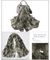 BYSIFA Pañuelo de Seda Emeralda Largo de Moda para Mujer Primavera/Verano - details 6