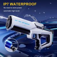 Potente Pistola de Agua Eléctrica, Pistola de Agua Automática para Adultos y Niños, Alcance 8-10 Metros, Gran Capacidad de Almacenamiento, Impermeable, Juguetes de Verano para Piscina/Playa - details 3