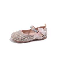 Zapatos de cuero para niñas, zapatos de vestir para niños, fiesta de boda, diamantes de imitación con pajarita de encaje, zapatos planos de princesa, Mary Janes dulce - details 20