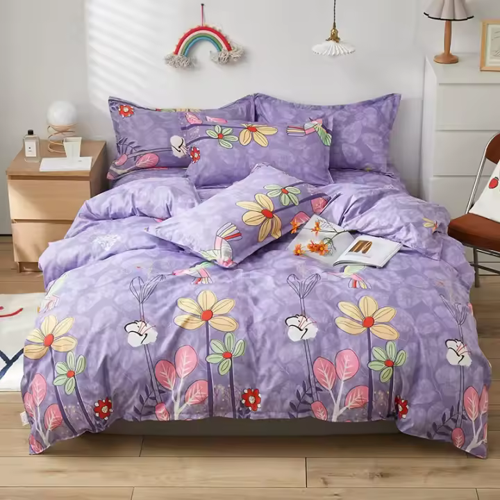 Juego de Ropa de Cama de Dibujos Animados Funda de Edredón de Lujo de Poliéster - 1