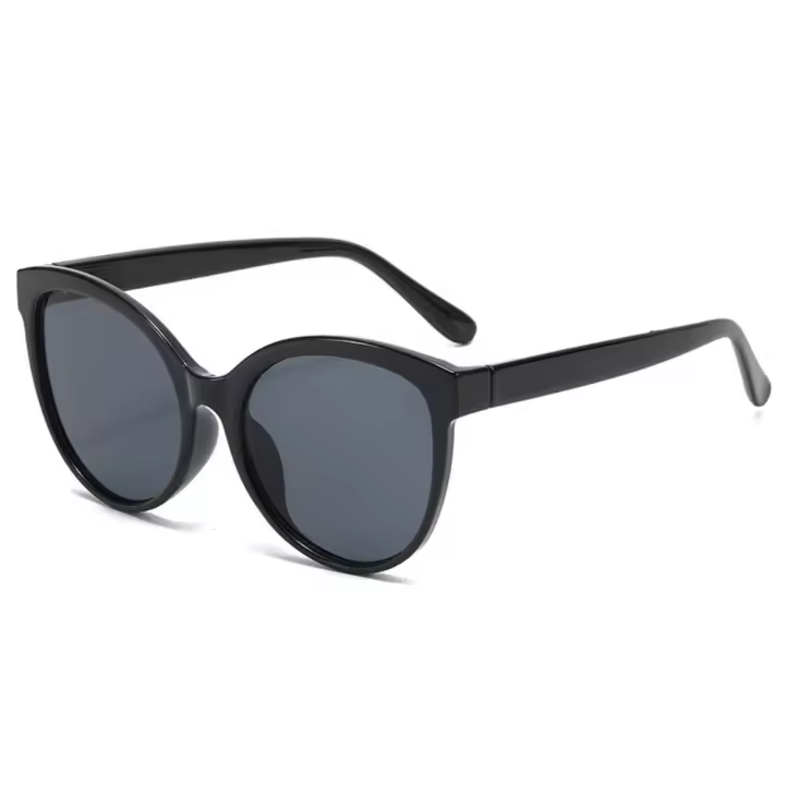 Nuevas gafas de sol de color caramelo europeas y americanas de ojo de gato de montura grande de moda, gafas de sol de moda de fotografía callejera de pasarela retro - 1