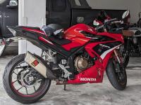 Tubo de escape de aleación de titanio y fibra de carbono para motocicleta, akrapovic R1 modificado, industrial y comercial, Chunfeng 450SR/DUKE/R1 - details 4