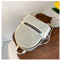 Mochila casual simple, moderna y de gran capacidad, diamantes de imitación de gas extranjero, bolsa de gas extranjero. - details 29