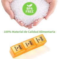 Pastillero Semanal 3 Tomas Español, Pastillero Diario Grande 7 días, Dosificador de Comprimidos con 21 Compartimentos, Organizador de Pastillas para Viaje - details 3
