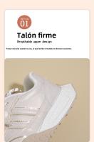 Nuevos zapatos casuales para correr con suela gruesa y realzada - details 3