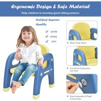 pequeña para bebés, Conjunto y Silla Actividas para niños, Apto para 1-5 años (Gris) - details 10