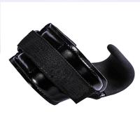 Correas de elevación tipo gancho SBR, gancho de agarre para levantamiento de pesas ajustable, protector de muñeca de potencia auxiliar antideslizante suave, 1 par - details 7