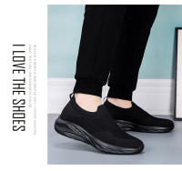 Hombres para verano otoño, nuevo estilo para hombres, deportes de un pie y ocio zapatos perezosos transpirables de suela suave, viejos zapatos de malla de Beijing - details 34