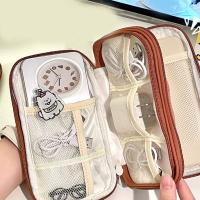 Bolsa de documentos bonita de fibra de poliéster, impermeable con asa, porta pasaporte, documentos de gran capacidad, organizador de pasaporte, uso diario - details 4