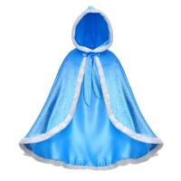 Capa de disfraz de princesa para niña, accesorios de fiesta, Blancanieves, Elsa, Anna, Rapunzel, Aurora, lentejuelas, Halloween - details 18