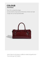 Bolso nuevo Bolso ligero de lujo premium para las axilas Bolso de mano Bolso bandolera de un hombro Bolso de cuero encerado para mujer - details 8