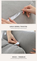 Almohada de Lumbar Ultra Comodidad Espalda y Brazos Grises Cubierta de Microplush Desmontable - details 18