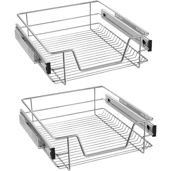 UISEBRT-Cajón de Cocina telescópico, Armario extraíble de 30/40/50/60cm, 2x-4x - 1