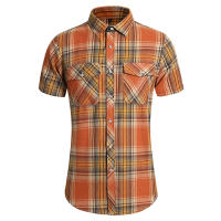 Camisa de Verano de Doble Bolsillo a Rayas Talla Grande Estilo Casual de Negocios para Hombres - details 38