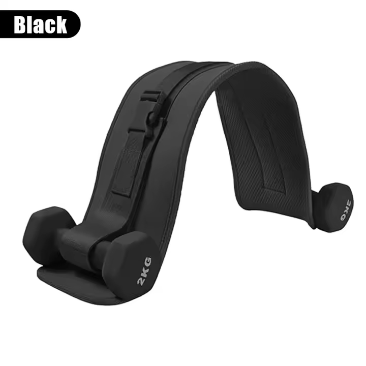 Cinturón de ejercicio para empuje de cadera, para mancuernas, pesas rusas y placas, acolchado antideslizante para protección de cadera, perfecto para gimnasio, hogar - 1