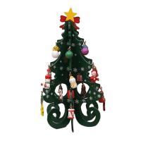 Decoración de Árbol de Navidad de Madera Hecho a Mano DIY Escena de Navidad Casera para 2024 - details 9