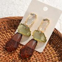 Pendientes bohemios, pendientes colgantes geométricos acrílicos para mujeres y niñas, accesorios de joyería de fiesta vintage - details 18