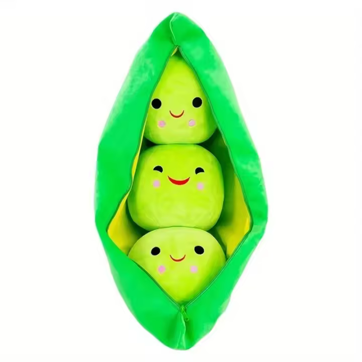 Almohada de frijol para niños de juguete de peluche Kawaii para niña - 1