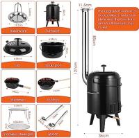 Sartén de Goulash Hungario de 21L con Tapa Función de Parrilla de Goulash para Horno Original de Estofado - details 1