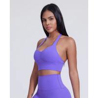 Sujetador deportivo de alto soporte para mujer, Top de Yoga, ropa deportiva elástica de secado rápido - details 4