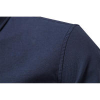 Camisa informal versátil para hombre, Tops de manga larga de Color sólido, ropa de otoño, nueva moda, 2024 - details 7
